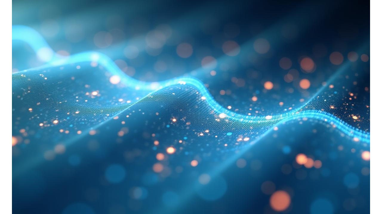 Abstract depiction of intertwining legal documents and glowing digital lines, symbolizing clarity and secure agreements.